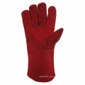 Ab Grade Red Cow Split Welder Fully Lining Working Safety Gloves